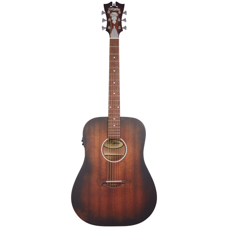 D'Angelico DAPLSD300AGDCP PREMIER LEXINGTON Series - Guitare électrique acoustique Lexington LS Dreadnought - Acajou vieilli