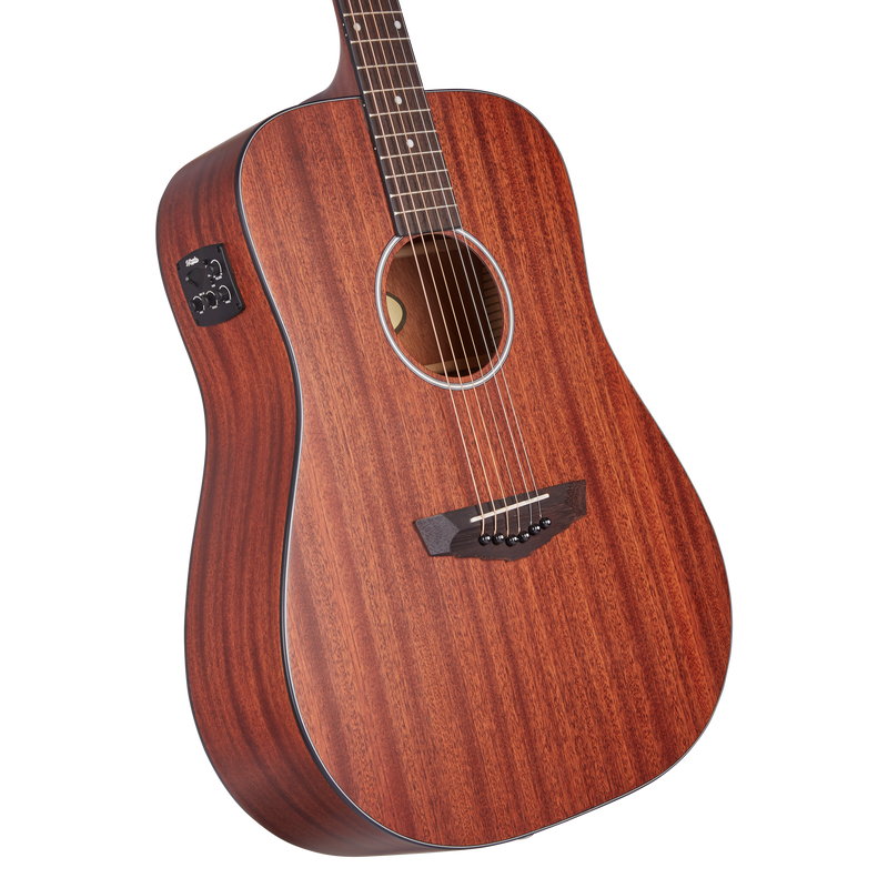 D'Angelico DAPLSD300MAHCP PREMIER LEXINGTON Series - Guitare électrique acoustique Lexington LS Dreadnought - Acajou satiné