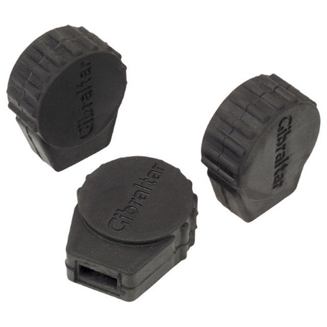 Gibraltar SC-PC09 Lot de 3 grands pieds ronds en caoutchouc pour cymbale/tambour