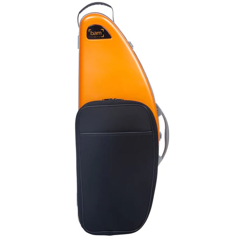 Bam DEF4102XLPO Étui pour saxophone ténor hightech La Defense avec poche (Orange)