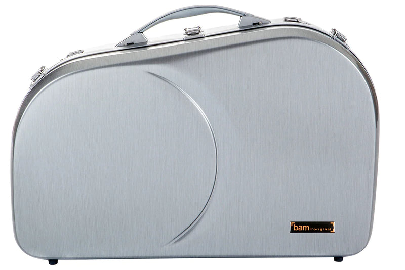 Bam DEF6002XLA La Denfense Hightech Adjustable French Horn Case (Brushed Aluminum)