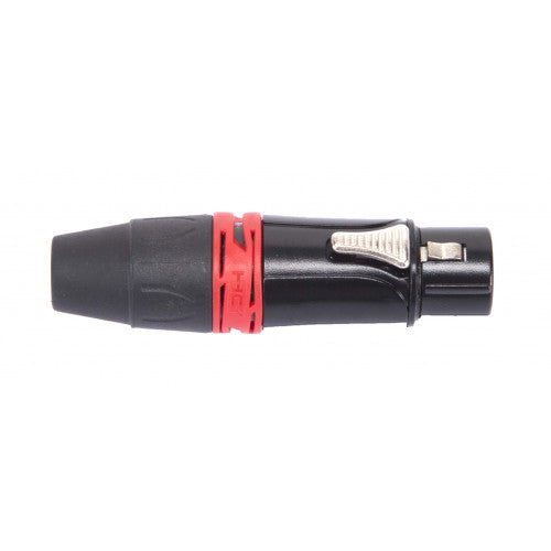 DieHard DHFX3PBK ONEHERO Female 3-Pole XLR Cable Mount Connector - Black
