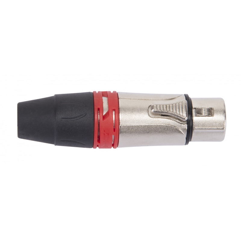 DieHard DHFX3PNK ONEHERO Female 3-Pole XLR Cable Mount Connector - Nickel