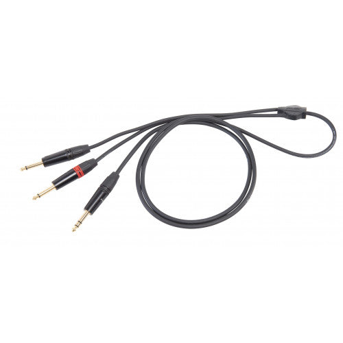 DieHard DHS540LU5 ONEHERO Câble stéréo 6,5 mm vers 2 x 6,3 mm mono - 5 m