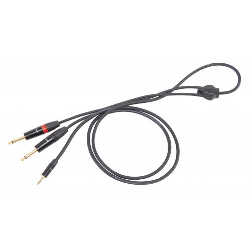 Câble DieHard DHS545LU3 ONEHERO stéréo 3,5 mm vers 2x jack mono 6,3 mm - 3 m