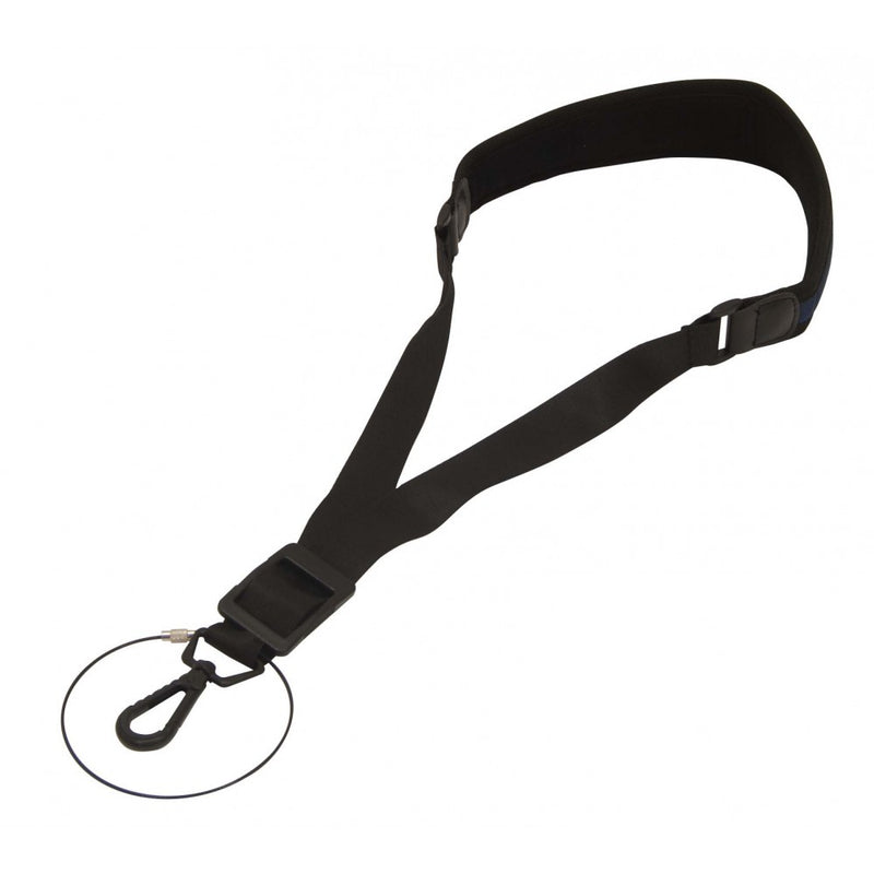 DieHard DHSTRAP800 Sangle de cou en nylon rembourré pour saxophone - Noir