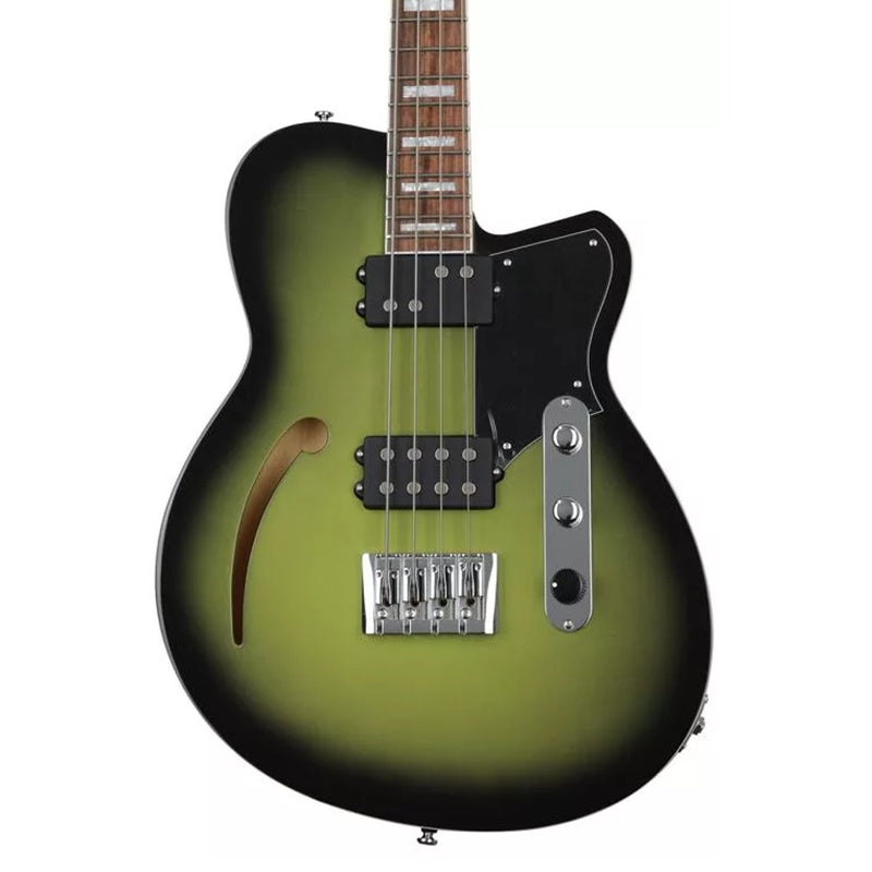 Reverend DUB KING Semi Hollow Electric Bass - Avocado Burst
