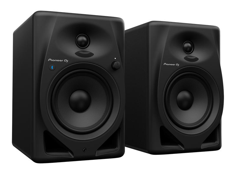 Pioneer DJ DM-50D-BT Compact 5'' Studio Monitor Speakers With Bluetooth Pair (Black)