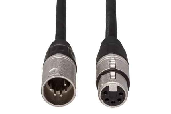Hosa DMX-005 XLR5M to XLR5F - 4-Conductor - 5 Feet