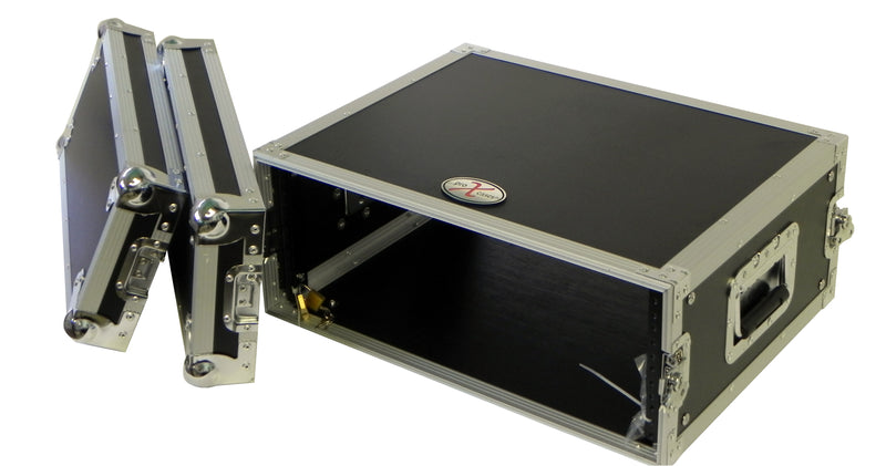 ProX X-4UE 4U Deluxe Effect Rack 14" de profondeur rail à rail avec poignées