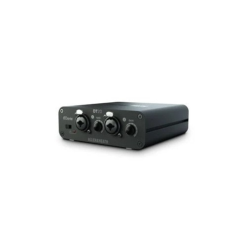 Allen & Heath DT-02-X Extension d'entrée Dante 2 pouces dLive 96 kHz entrées micro/ligne/Poe ou DC – 48 kHz/96 kHz – Pas d'alimentation