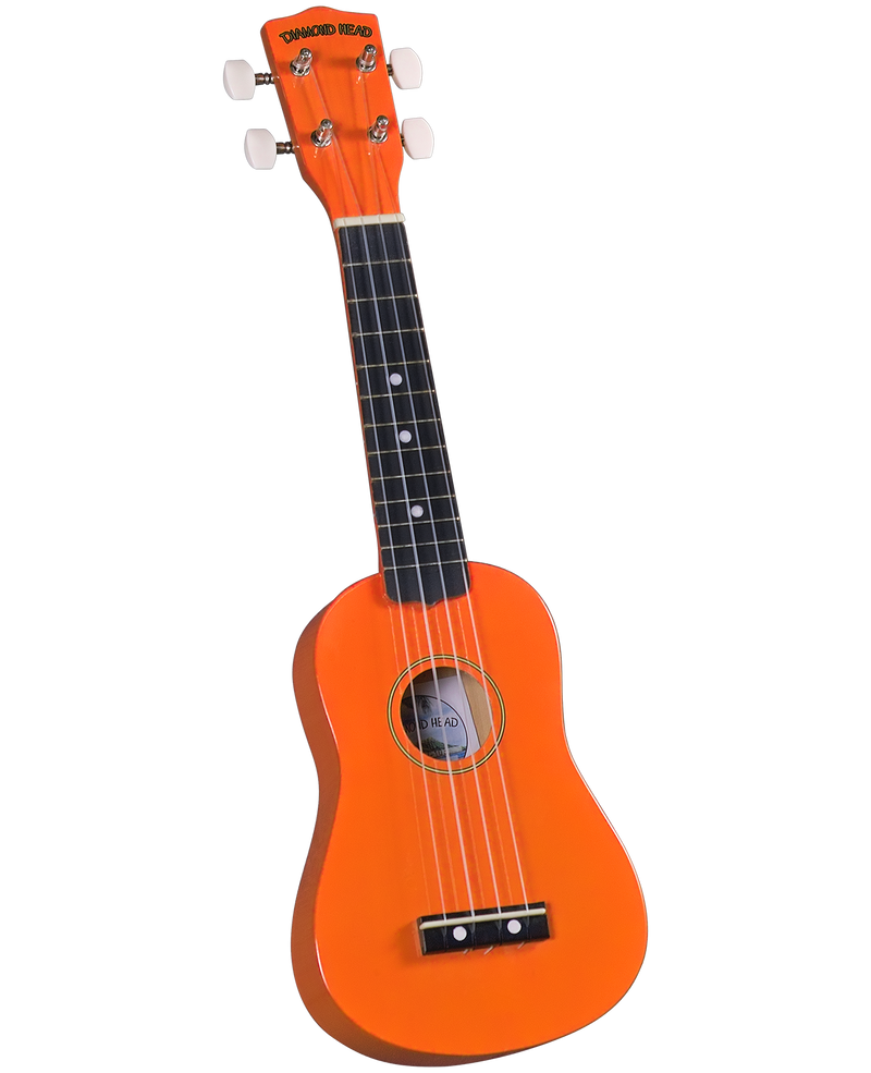Diamondhead DU-103 Rainbow Soprano Ukulele (Orange)