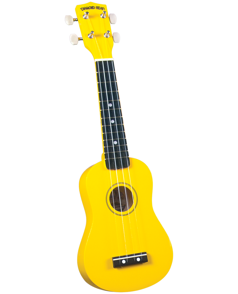 Diamondhead DU-104 Rainbow Soprano Ukulele (Yellow)