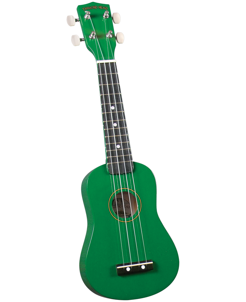Diamondhead DU-105 Rainbow Soprano Ukulele (Green)