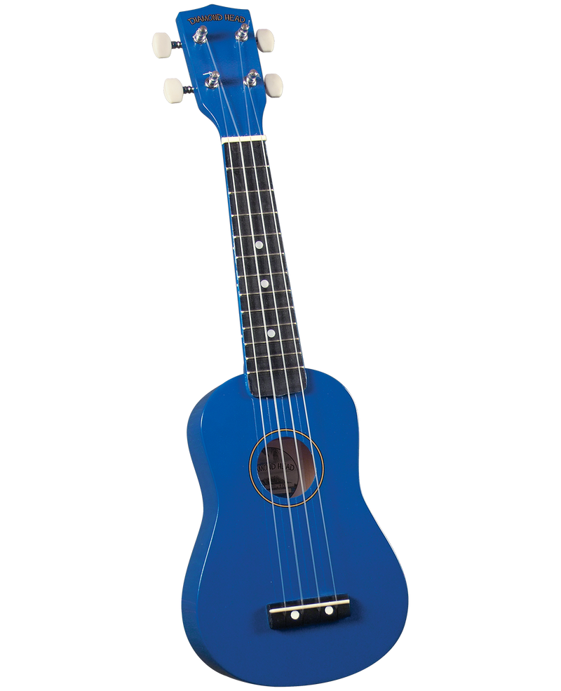 Diamondhead DU-107 Rainbow Soprano Ukulele (Blue)