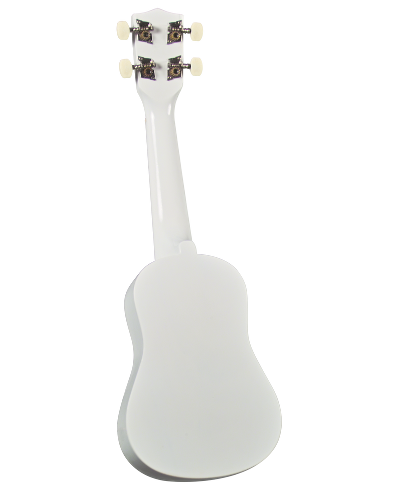 Diamondhead DU-109 Rainbow Soprano Ukulele (White)