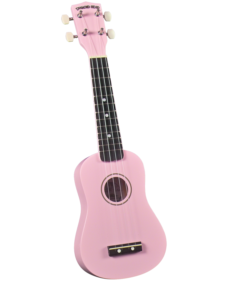 Diamondhead DU-110 Rainbow Soprano Ukulele (Pink)
