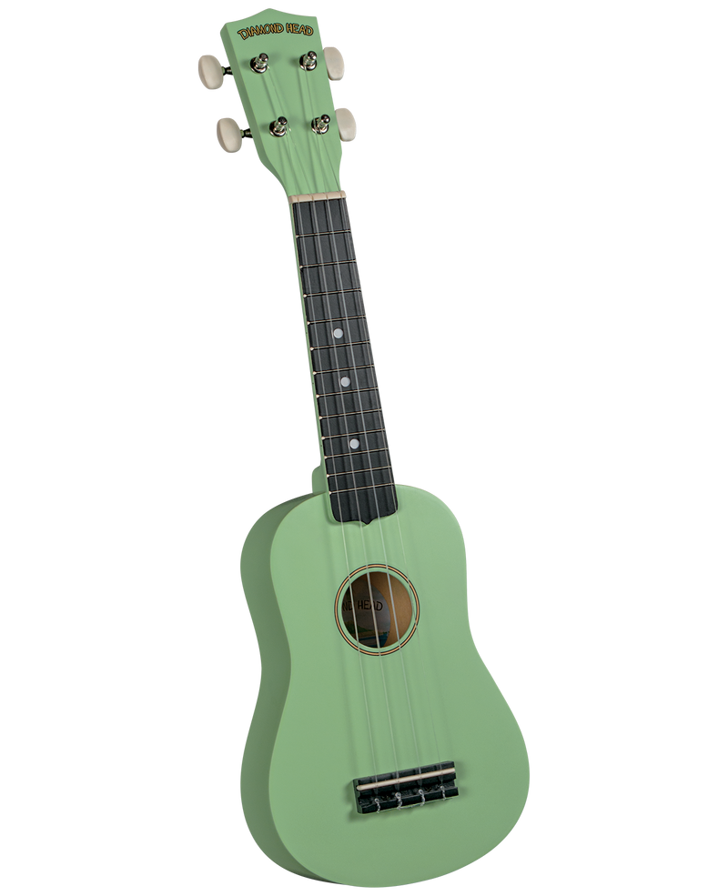 Diamondhead DU-125 Tropical Satin Soprano Ukulele (Peppermint Green)