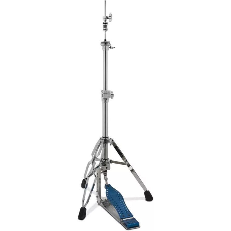 DW Hardware DWCPMDDHH3BL MDD Machined Direct Drive 3-Leg Hi-Hat Stand - Blue