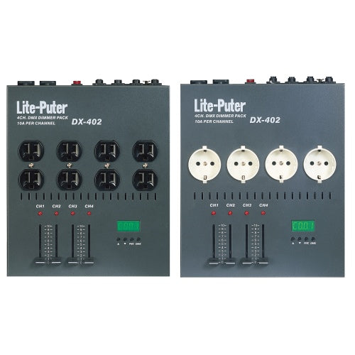 Pack variateur DMX 4 canaux Lite-Puter DX-402A
