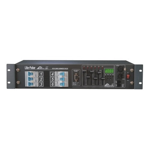 Lite-Puter DX-626 Pack variateur DMX 6 canaux 20A par canal