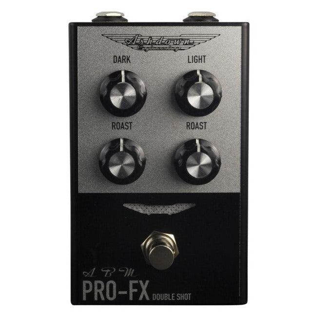 Ashdown FS-DOUBLESHOT Pédale d'overdrive pour basse mixte à deux bandes compactes 