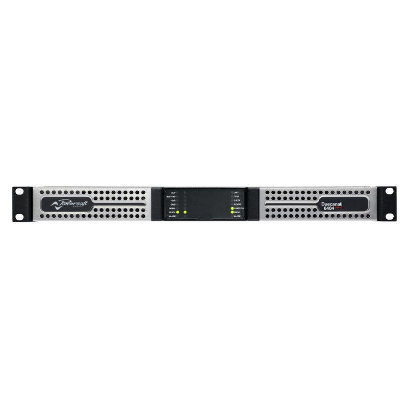 Powersoft DUECANALI 6404 DSP+D 6400W 2-channel Flexible Amplifier w/ DSP and Dante™