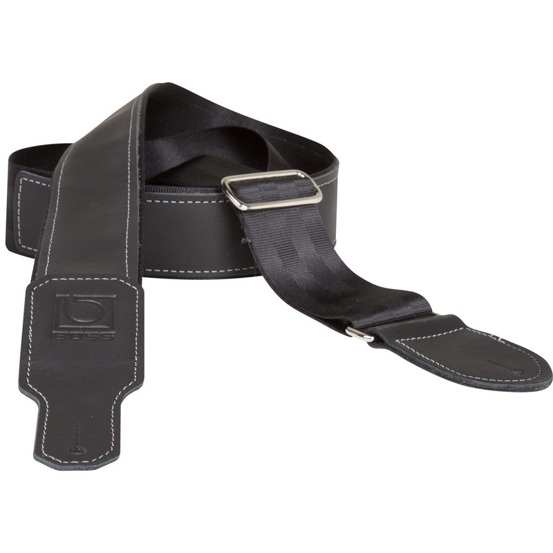 BOSS BSH-20 Hybrid Guitar Strap - 2", Black - Red One Music