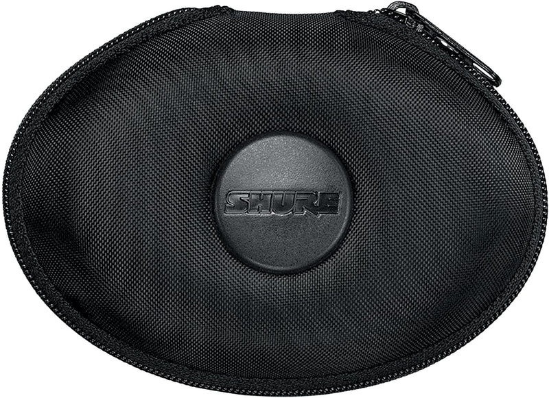 Étui pour écouteurs ovale à fermeture éclair EAHCASE de Shure