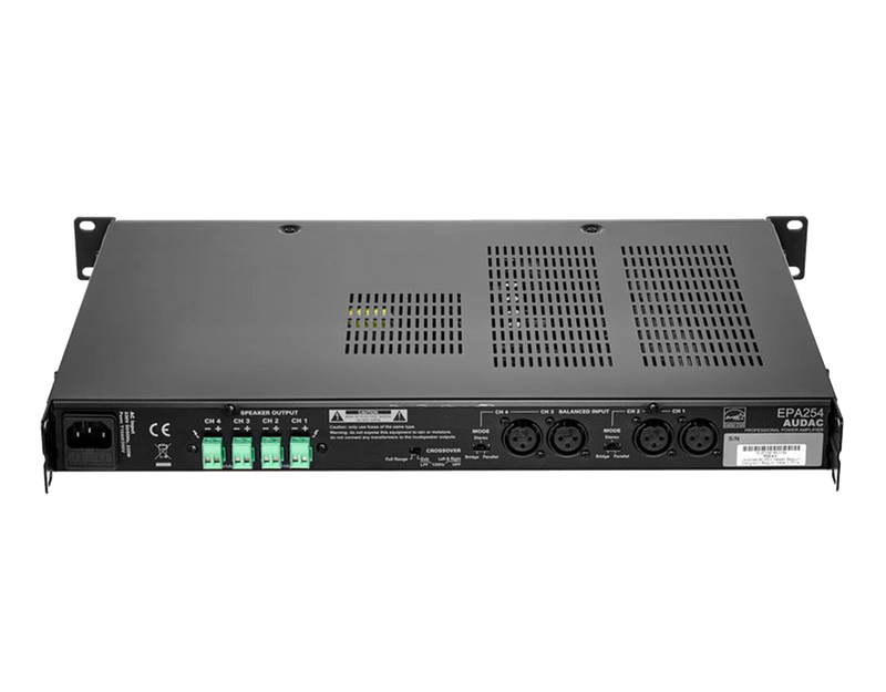 Audac EPA254 Quad-channel Class-D Amplifier