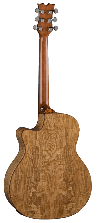 Dean EXOTICA QUILT ASH Acoustic Electric Guitar (Natural)