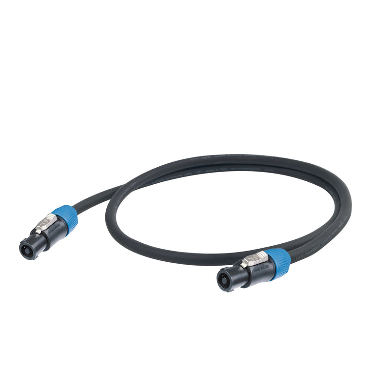 iom ESO2500LU1 Esoteric Neutrik speakON Câble de liaison 4x4 mm pour haut-parleurs passifs Longueur : 1 mètre - 3,2 pieds