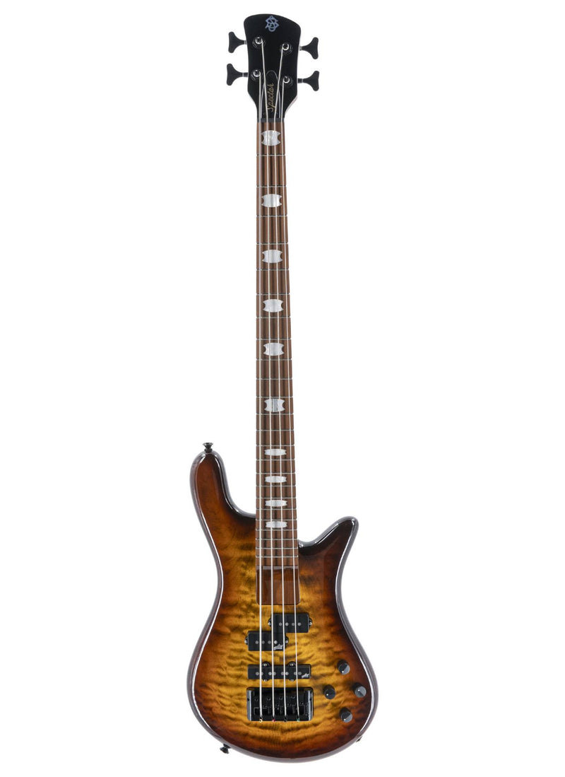 Spector EUROBOLT4TSB Euro Bolt 4 - Electric Bass with Aguilar PJ Pickups - Tobacco Sunburst w/Bag