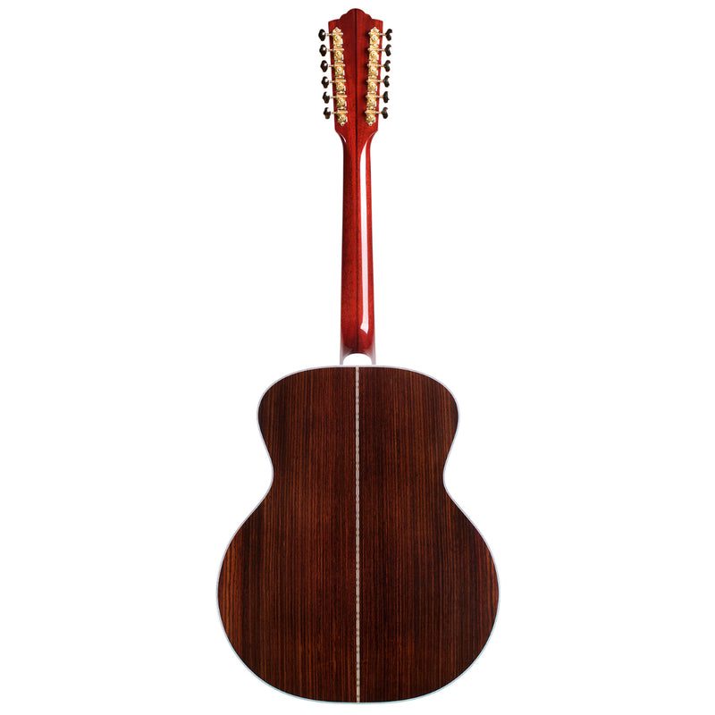 Guild USA F-512E ATB - 12-String Jumbo Acoustic Electric Guitar - Antique Burst Nitro