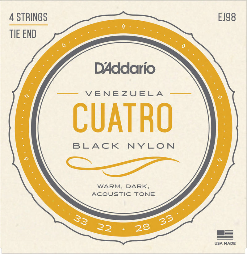D'Addario EJ98 Cuatro-Venezuela Strings