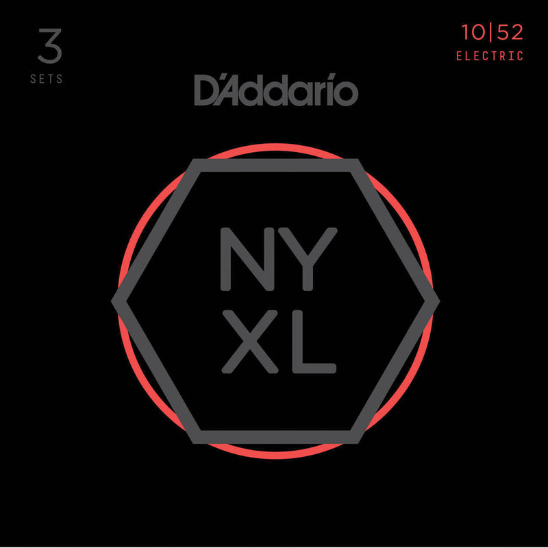 D'Addario NYXL1052-3P Electric Guitar Strings - 3 Pack