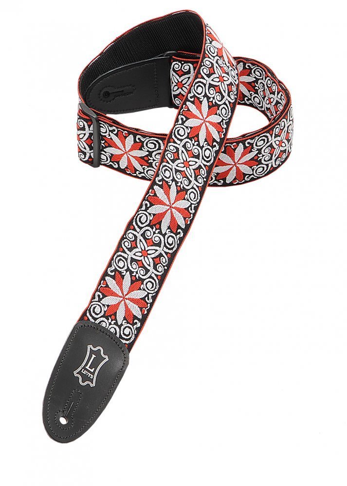 Levy's M8HT-12 60's Hootenanny Jacquard Weave Guitar Strap - 2"