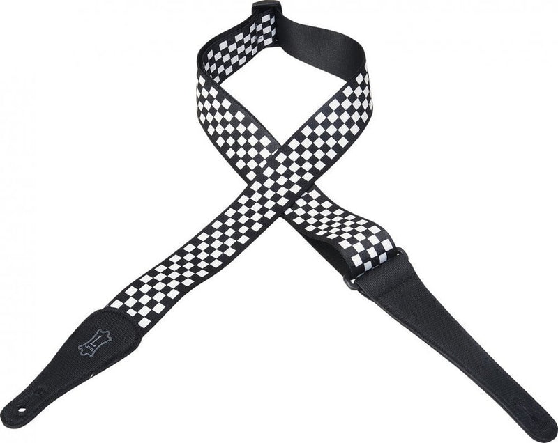 Levy's MP-28 Polyester Guitar Strap - 2" (Checker Pattern)