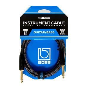Boss BIC-5 1/4" Straight to 1/4" Straight Instrument Cable - Red One Music
