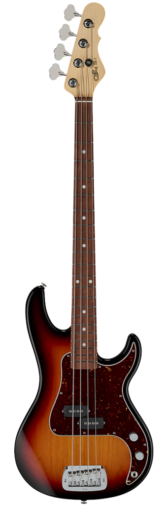 G&L FULLERTON DELUXE SB-1 Alder Body w/ Caribbean Rosewood Fretboard Electric Bass Guitar - 3 Tone Sunburst
