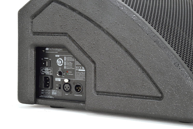 Db Technologies FMX12 Flexsys FMX Series 2-Way 1200W Powered Coaxial Stage Monitor Speaker - 12"