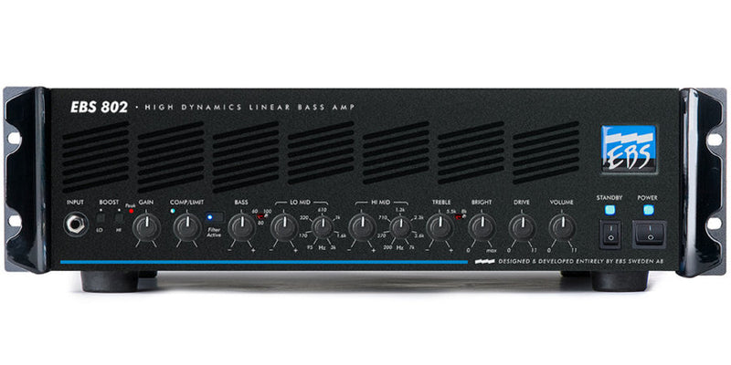 EBS 802 High Dynamic Linerar Bass Amp Head