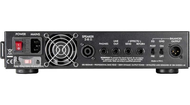 EBS REIDMAR 502 Bass Amp Head