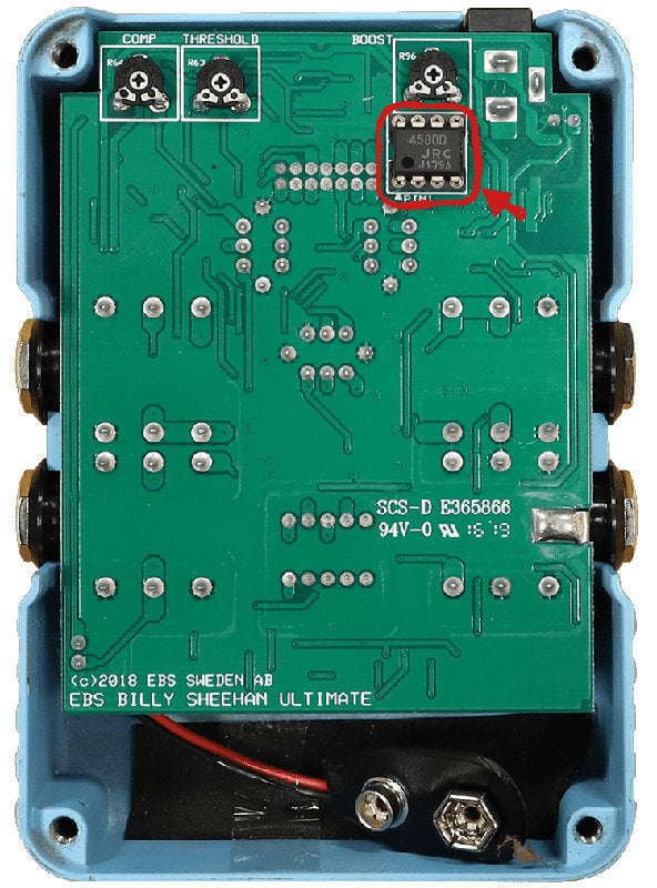 EBS BILLY SHEEHAN Ultimate Signature Drive Pedal