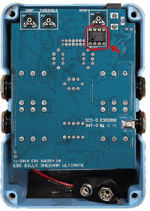 EBS BASSIQ Blue Label Envelope Filter Pedal