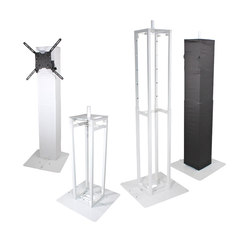 ProX XT-FLEXTOTEM TV Flex Totem TV Height Adjustable Totem Stand