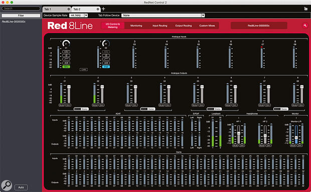 Focusrite Pro RED8 LINE Audio Interface