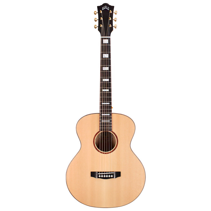Guild Westerly Jumbo Junior Reserve Maple Acoustic Electric Guitar - Antique Blonde Satin
