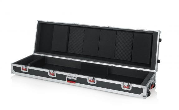 Gator G-TOUR-88V2SL Slim 88 Note Road Case W/ Wheels