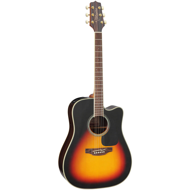 Takamine GD51CE-BSB - Guitare électrique acoustique Dreadnought avec préampli et accordeur intégré - Brown Sunburst